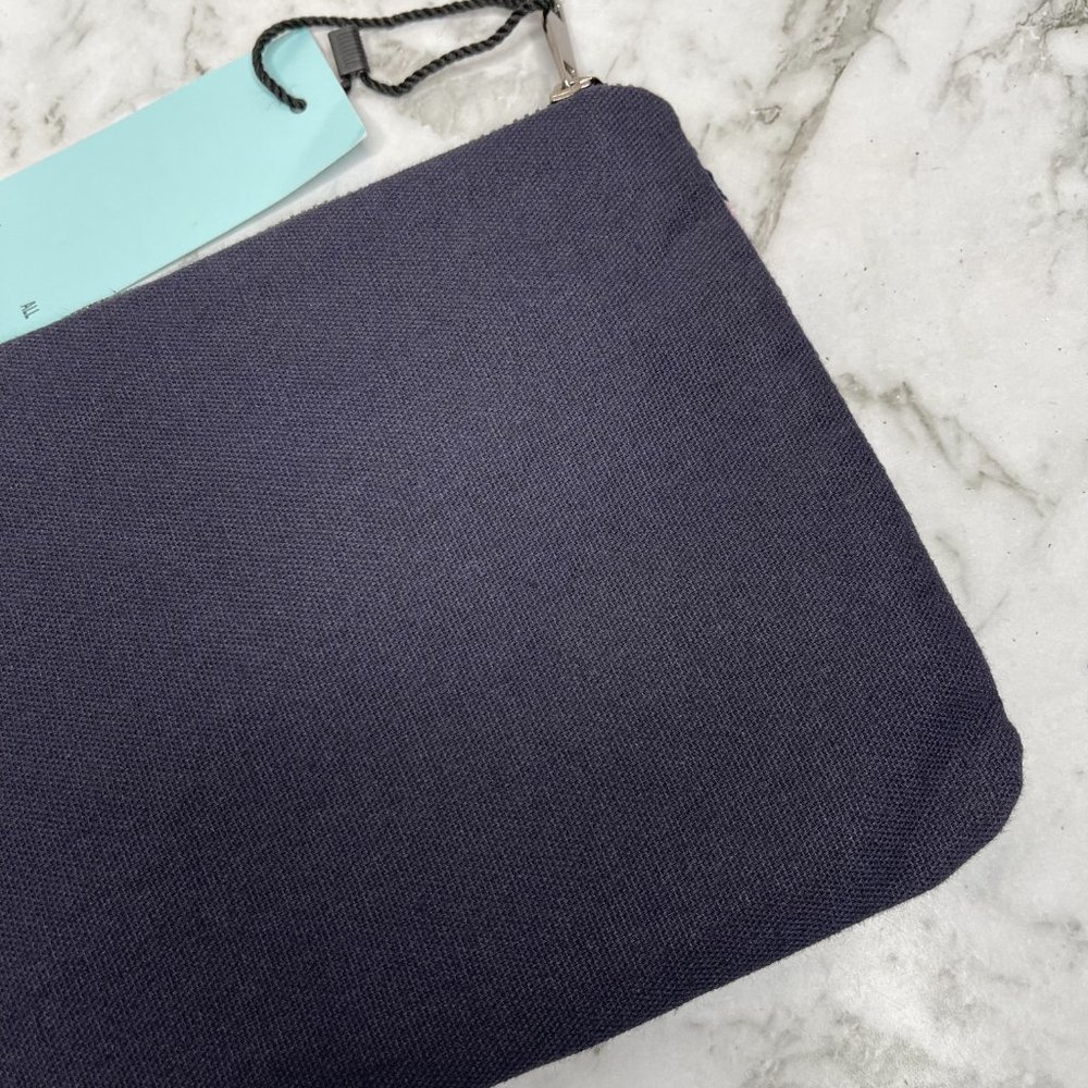 Kookai Navy Pink Sequin Pouch Bag Clutch - Picture 10 of 12